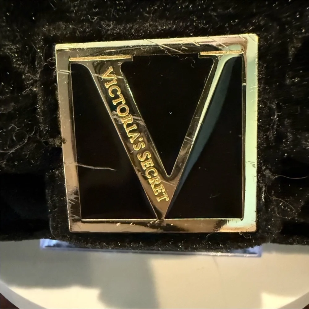 Victoria's Secret Black Velvet Clutch